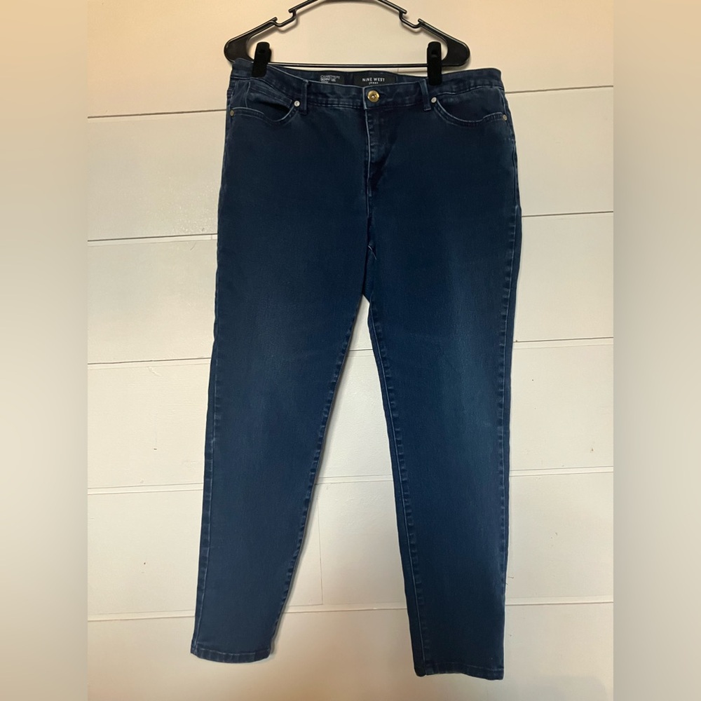 Nine West Dark Blue Skinny Jeans